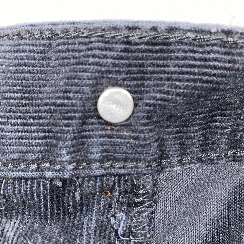 Levi's‎ 559 Mens 34x32 Black Corduroy Jeans Relaxed Fit Straight